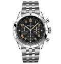 BRT Super AVI B04 Chronograph GMT 46 P-51 Mustang Watch with Stainless Steel Bracelet