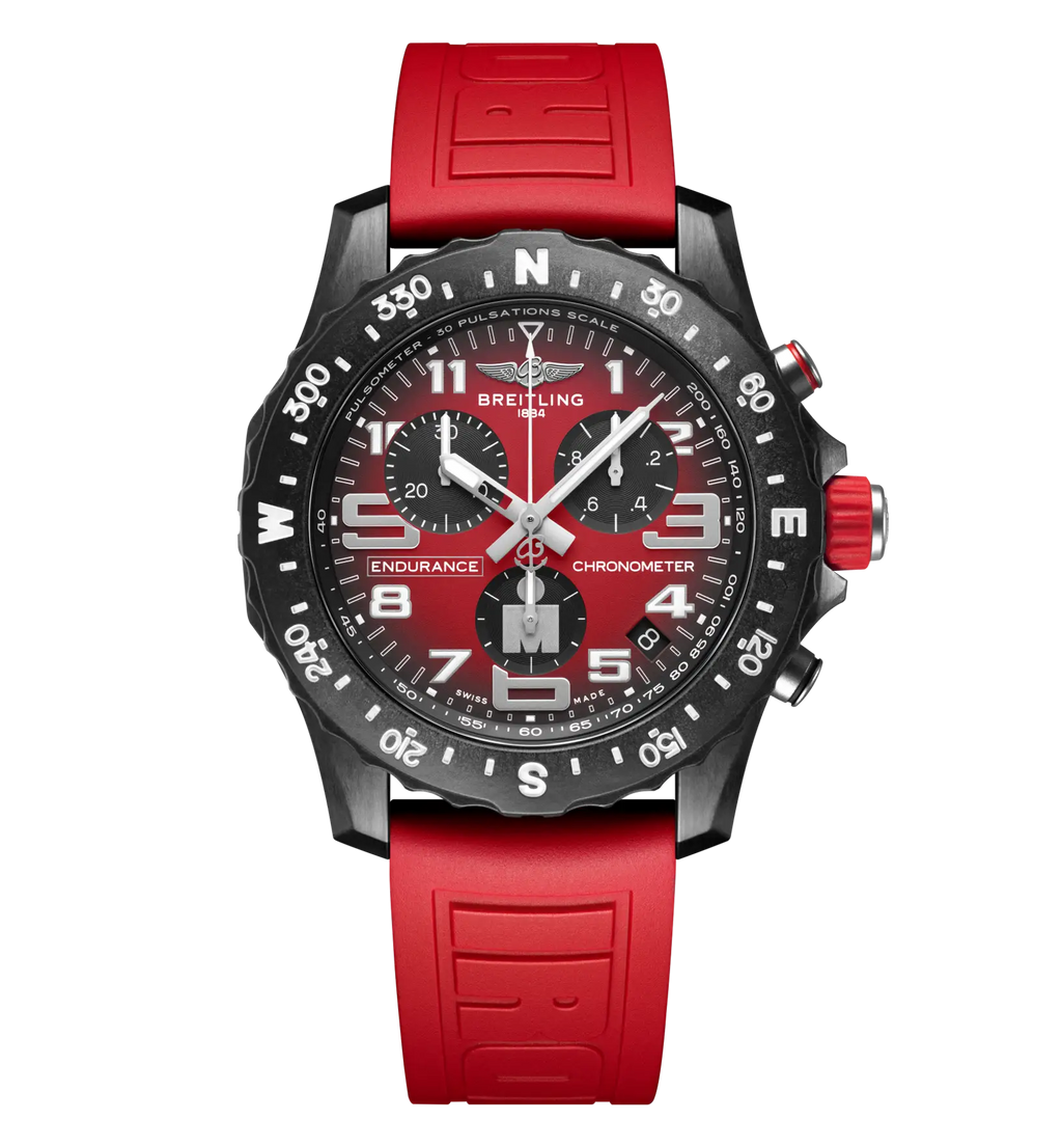 BRT Endurance Pro 44 IRONMAN® Watch with Red Dial