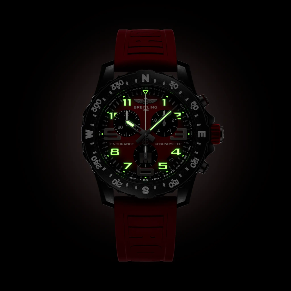 BRT Endurance Pro 44 IRONMAN® Watch with Red Dial