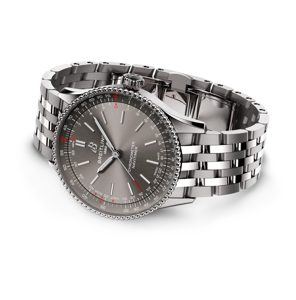 BRT Navitimer Automatic 36 Watch with Stainless Steel Bracelet