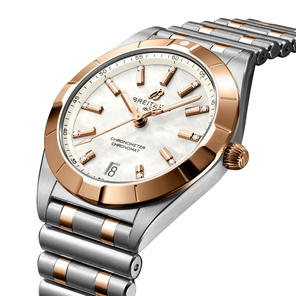 BRT Chronomat 32 Watch with Diamonds