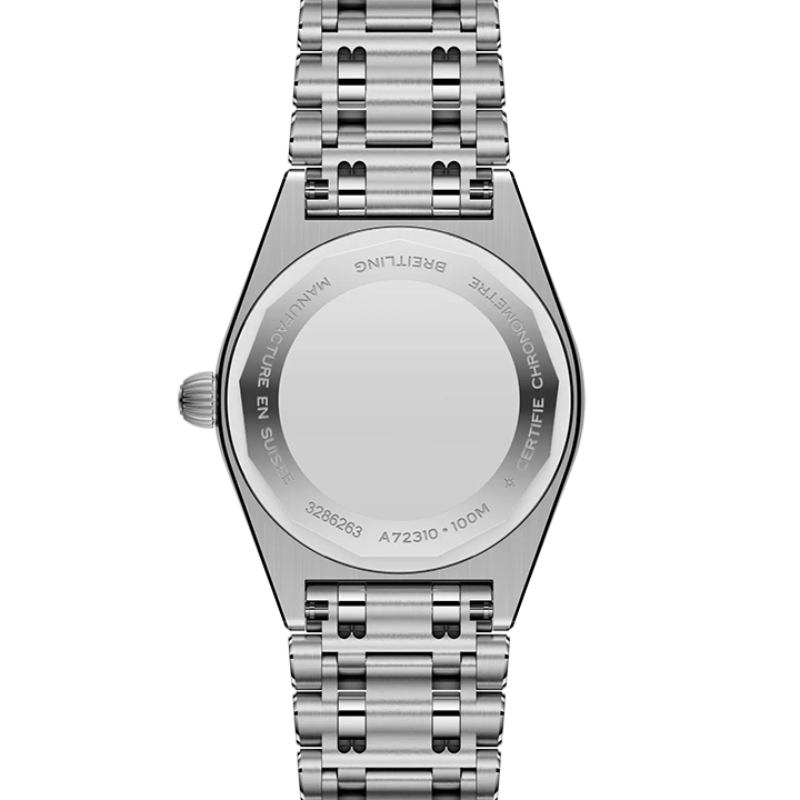 BRT Chronomat 28 Watch with Pink Mother of Pearl Dial
