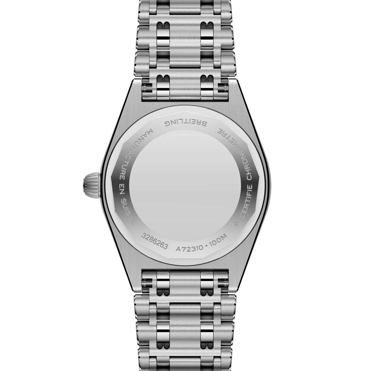 BRT Chronomat 28 Watch with Black Mother of Pearl Dial