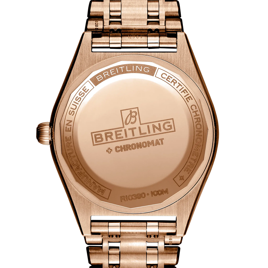 BRT Chronomat Automatic 36 Watch with White Dial