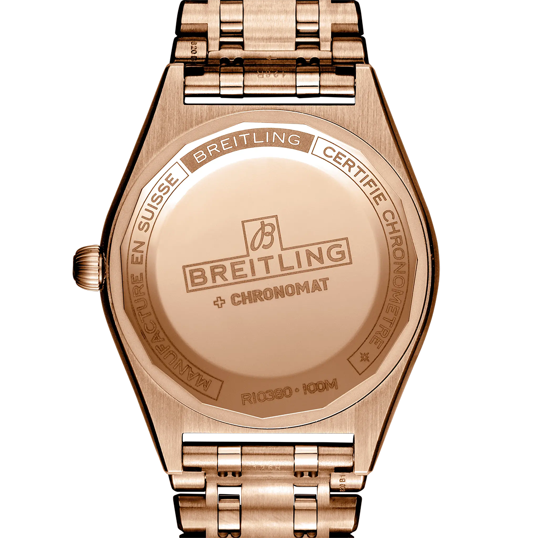 BRT Chronomat Automatic 36 Watch with White Dial