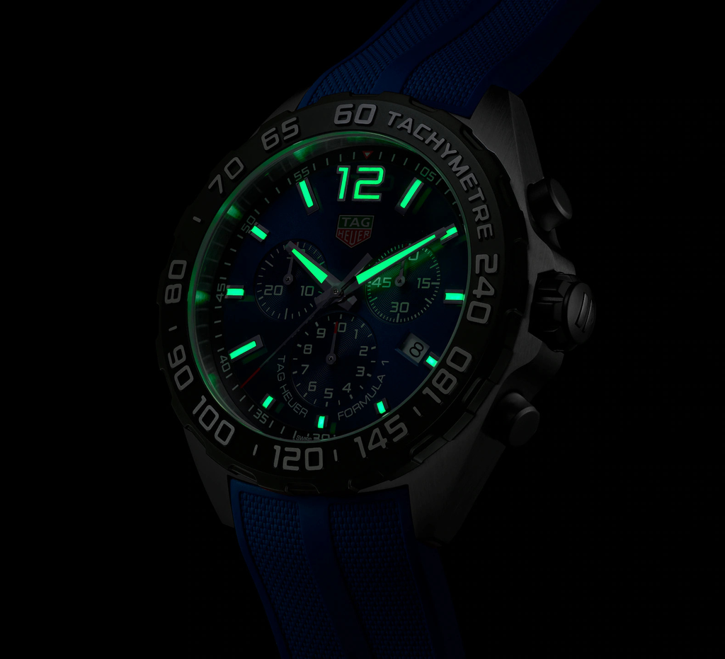 TGHR Formula 1 Chronograph Watch with Rubber Strap