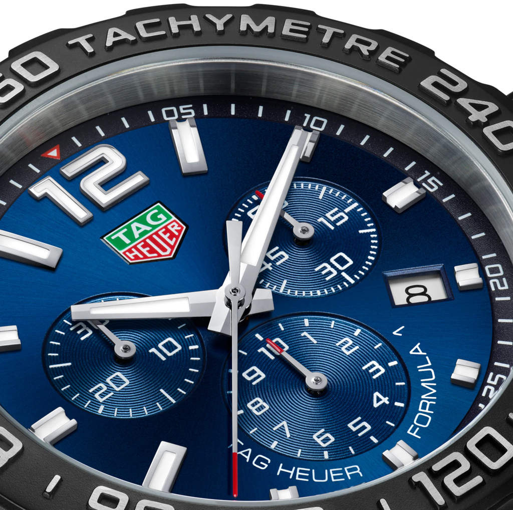 TGHR Formula 1 Chronograph Watch with Rubber Strap