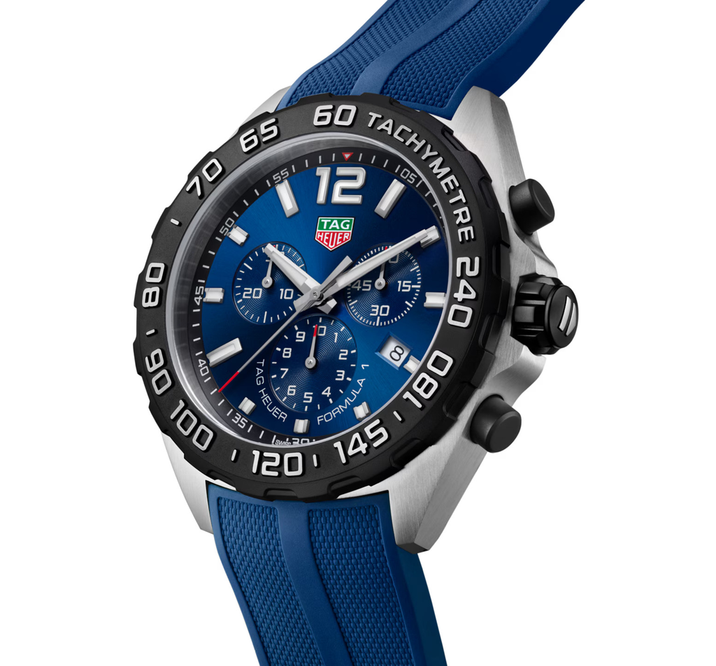 TGHR Formula 1 Chronograph Watch with Rubber Strap