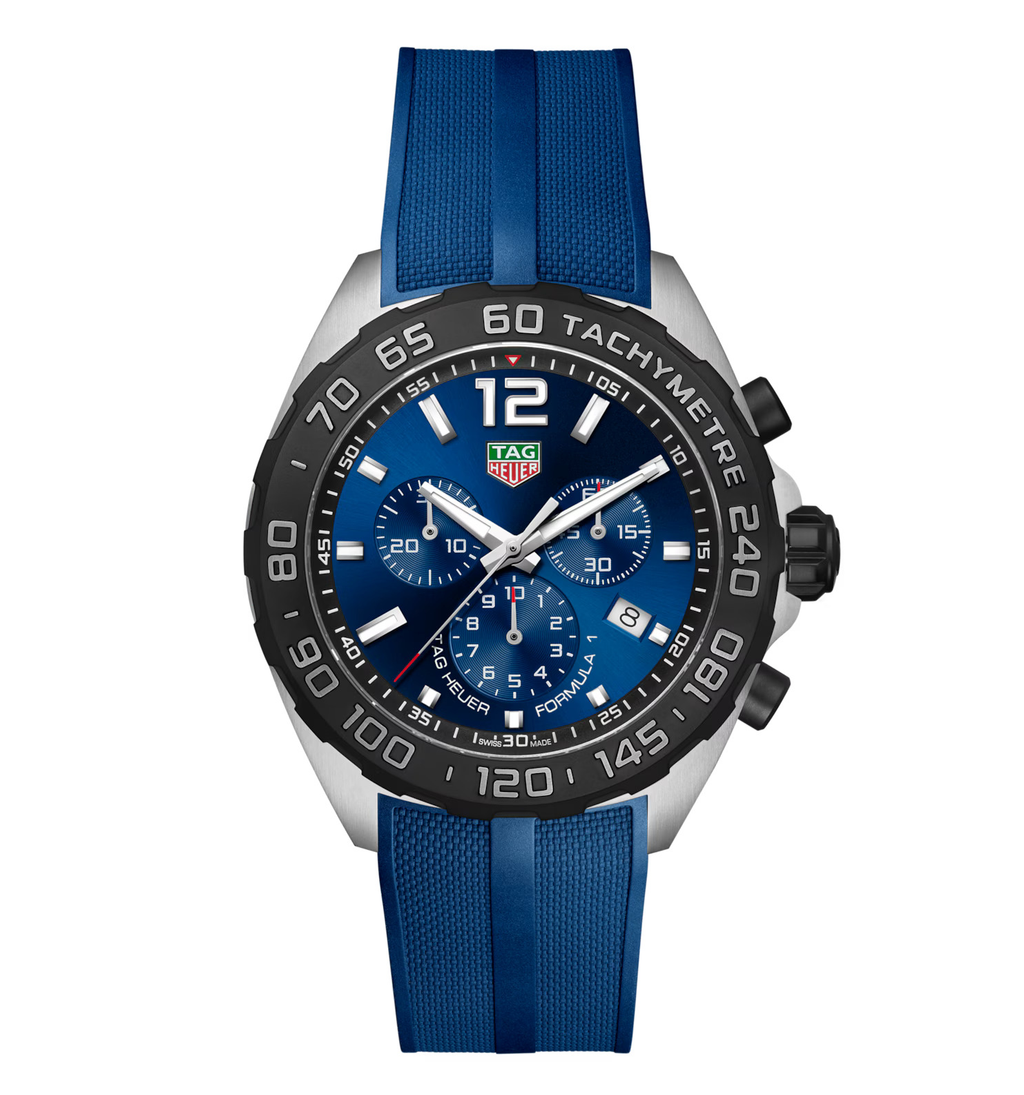 TGHR Formula 1 Chronograph Watch with Rubber Strap