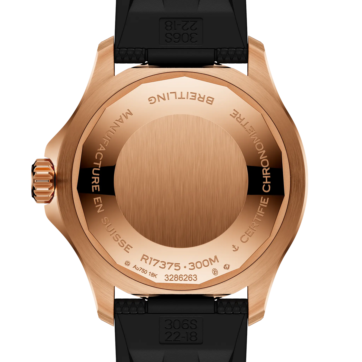 BRT Superocean Automatic 42 Watch with Black Rubber Strap