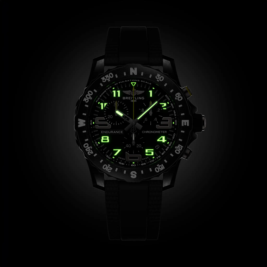 BRT Endurance Pro 44 Watch with Black Rubber Strap