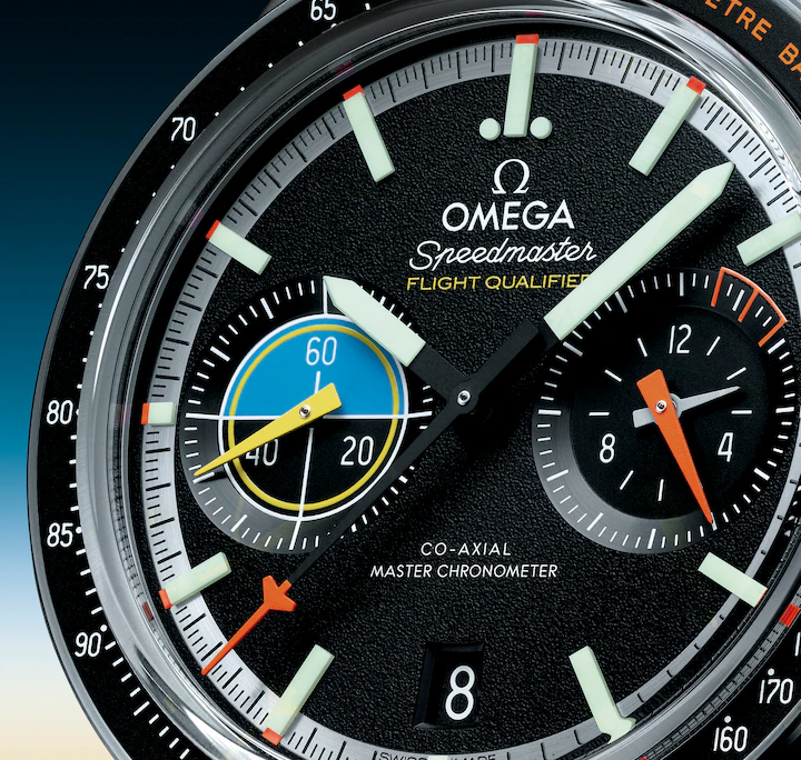 OMG Speedmaster Pilot, 40.85mm with Stainless Steel Bracelet