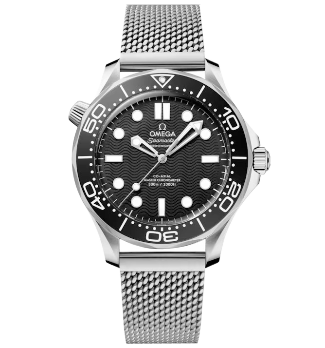 OMG Seamaster Diver 300m, 42mm with Black Dial