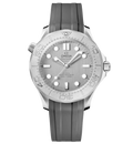 OMG Seamaster Diver 300m, 42mm with Gray Rubber Strap