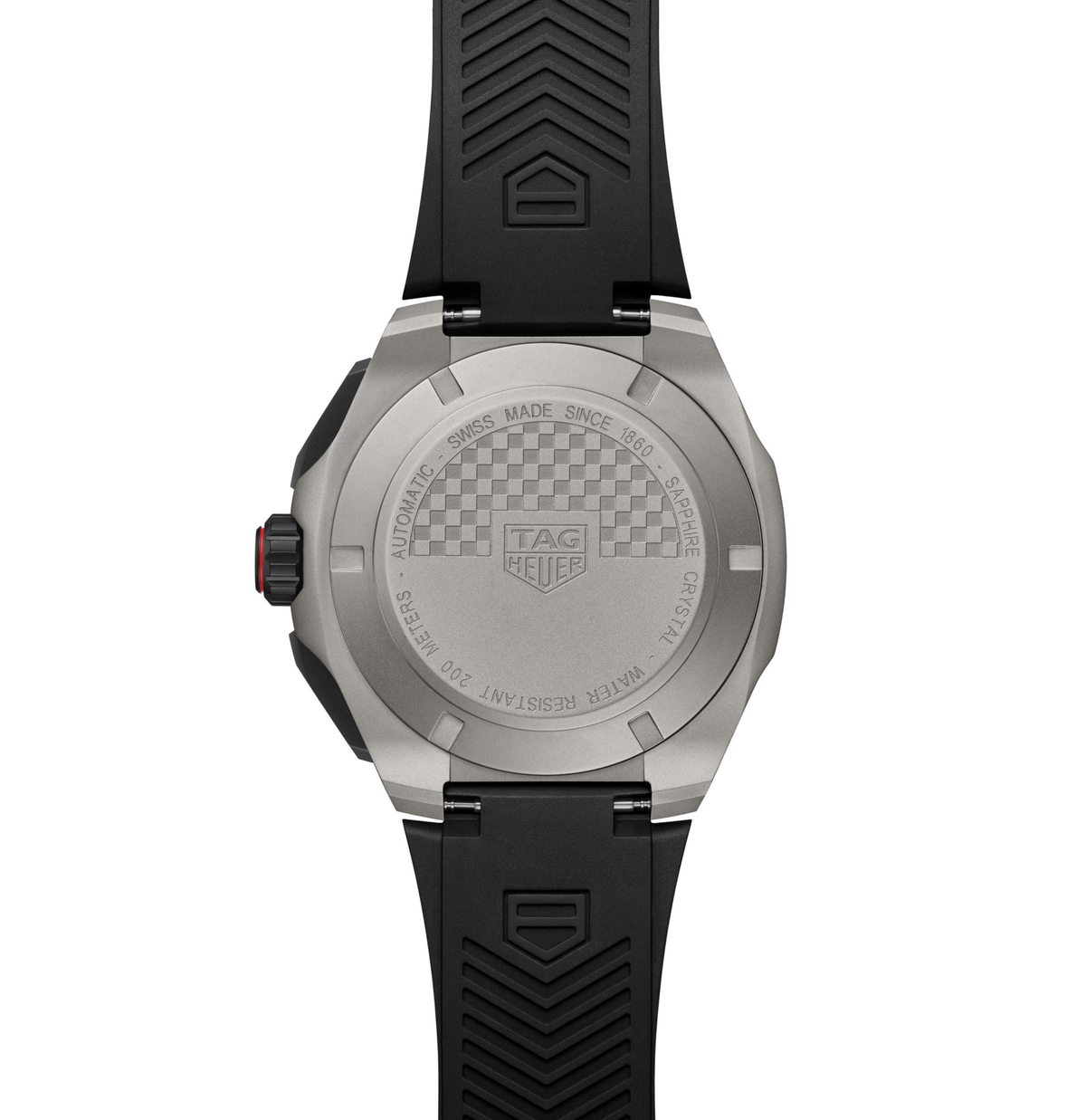 TGHR Formula 1 Chronograph Watch with Black Rubber Strap