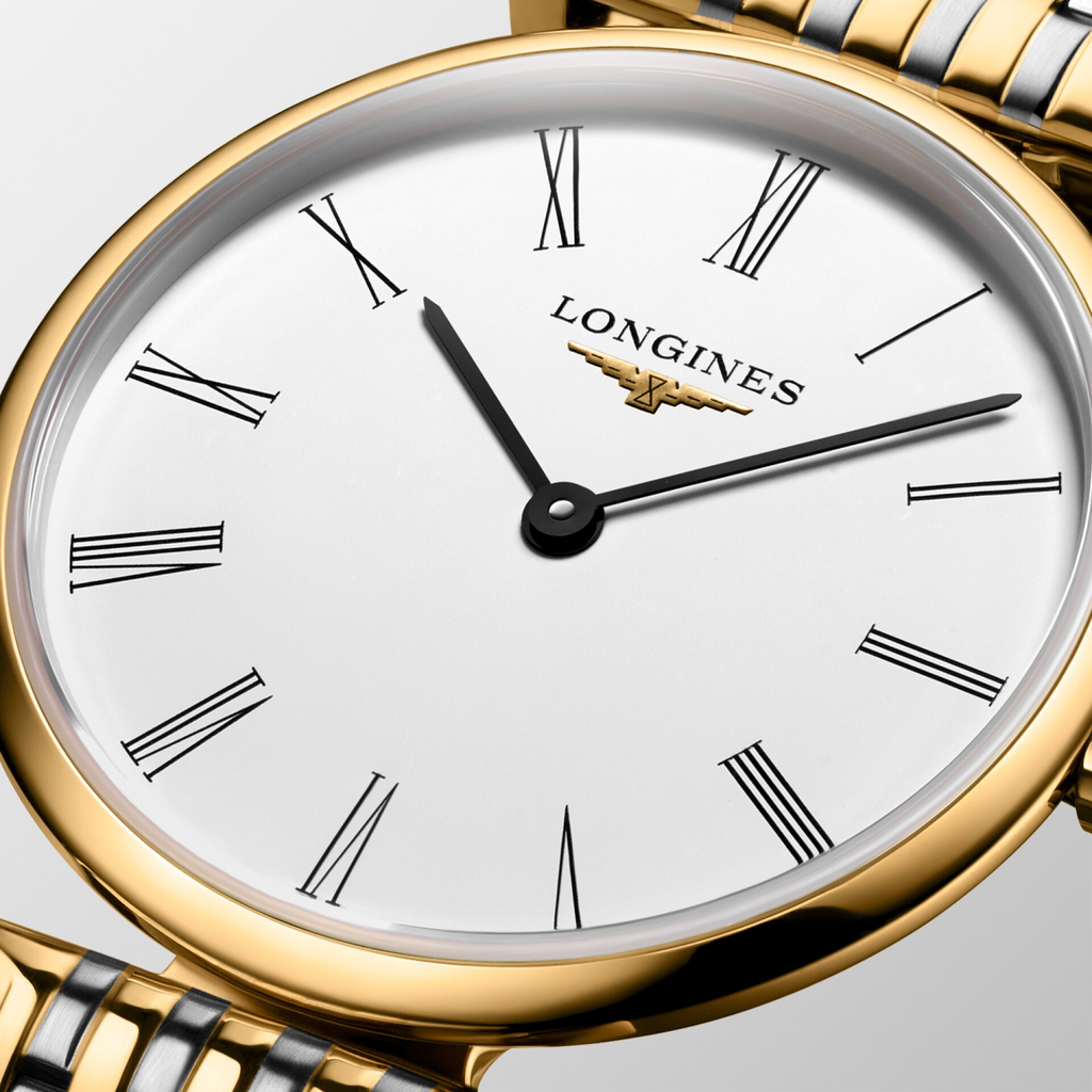 LNGS La Grande Classique De LNGS 24mm Watch with Mixed Metals Bracelet
