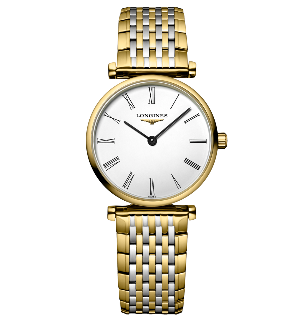 LNGS La Grande Classique De LNGS 24mm Watch with Mixed Metals Bracelet
