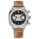 BRT Top Time B01 Racing 38 Watch with Beige Leather Strap, Limited Edition