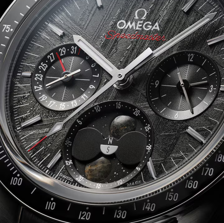OMG Speedmaster Moonphase, 43mm with Stainless Steel Bracelet