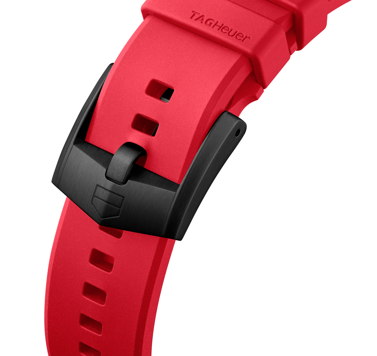 TGHR Formula 1 Solargraph Watch with Red Rubber Strap