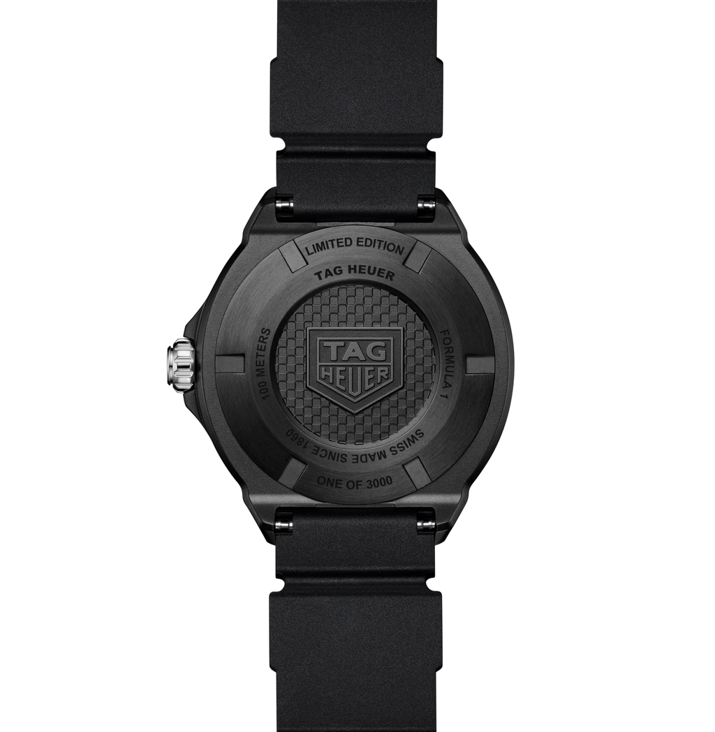 TGHR Formula 1 Solargraph Watch with Black Dial, Limited Edition