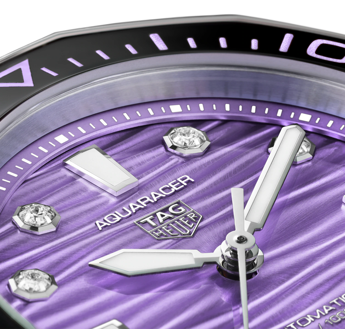 TGHR Aquaracer Professional 300 Date Watch with Diamonds