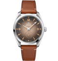 OMG Seamaster Railmaster, 38mm with Brown Leather Strap