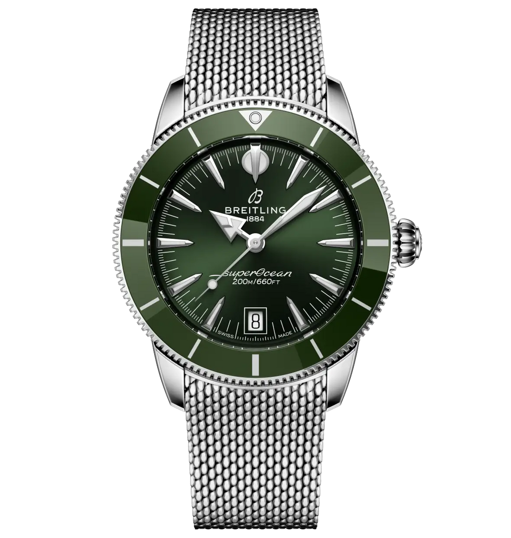 BRT Superocean Heritage B31 Automatic 40 Watch with Green Dial