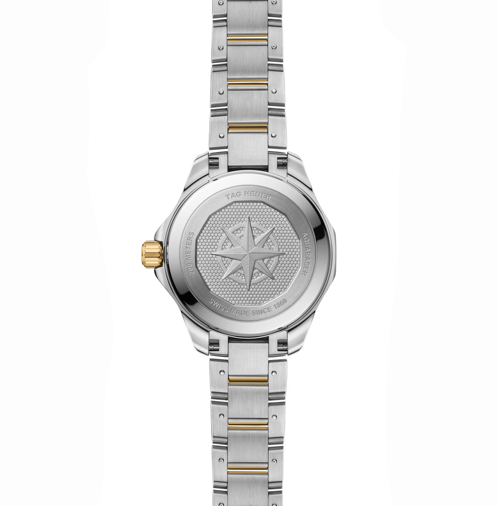 TGHR Aquaracer Professional 200 Solargraph Watch with Diamonds