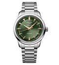 LNGS Conquest Heritage 38mm Watch with Green Dial