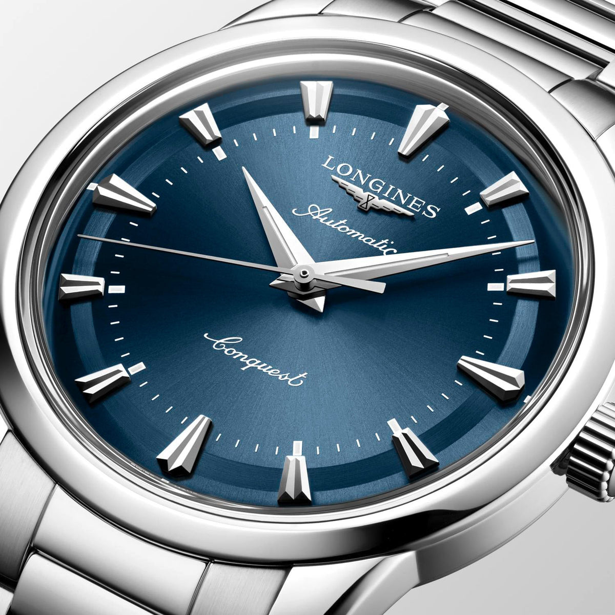 LNGS Conquest Heritage 40mm Watch with Blue Dial