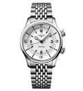 LNGS Legend Diver 39mm Watch with White Dial