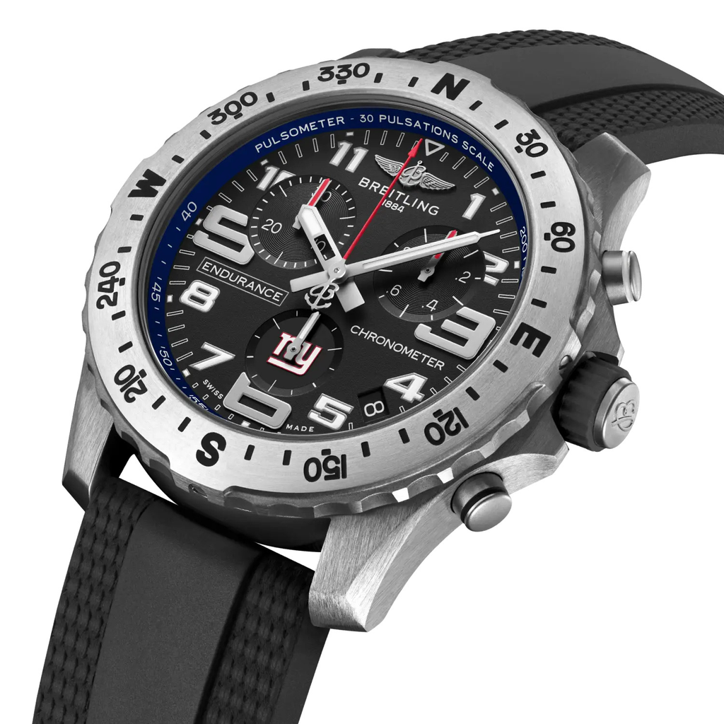 BRT Professional Endurance Pro 44 NFL New York Giants Edition with Rubber Strap