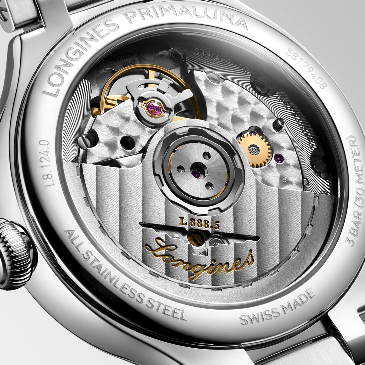 LNGS PrimaLuna 34mm Watch with Diamonds