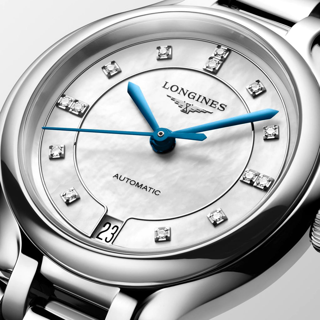 LNGS PrimaLuna 34mm Watch with Mother-of-Pearl Dial