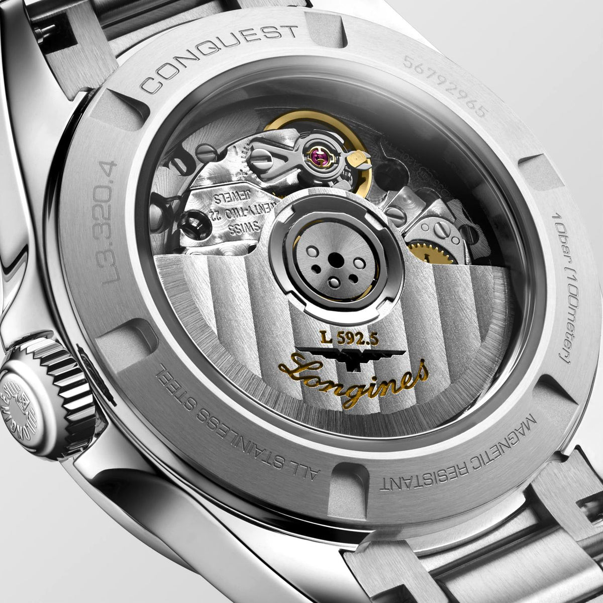 LNGS Conquest 30mm Watch with Mother-of-Pearl Dial