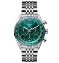 TGHR Carrera Chronograph Watch with Green Dial