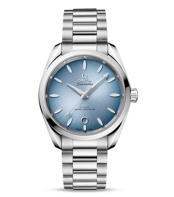 OMG Seamaster Aqua Terra 150M Co-Axial Master Chronometer, 38mm with Summer Blue Dial