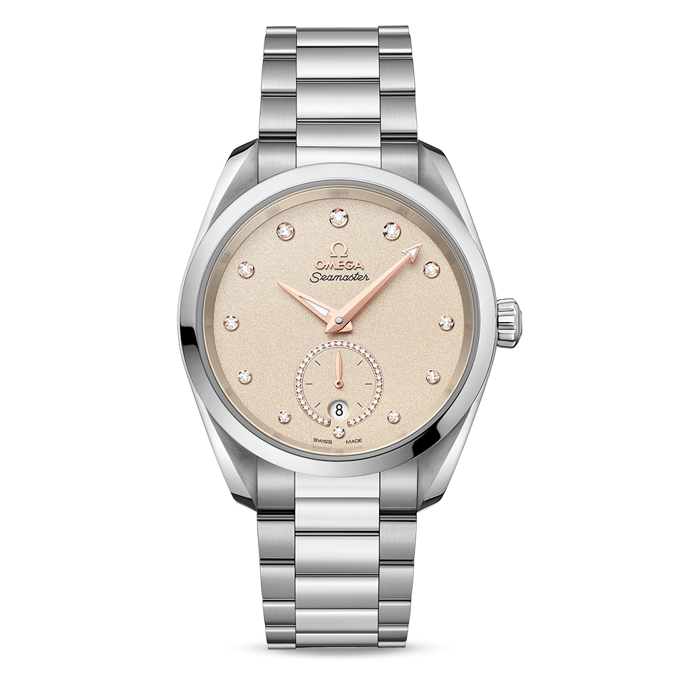 OMG Seamaster Aqua Terra 150m Co-Axial Master Chronometer Small Seconds 38mm with Ivory Dial