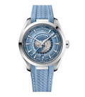 OMG Seamaster Aqua Terra 150m, 43mm with Blue Rubber Strap