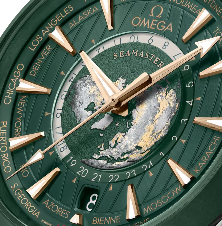 OMG Seamaster Aqua Terra 150m, 43mm with Green Rubber Strap