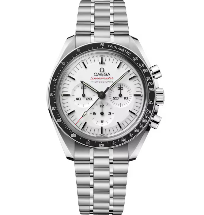 OMG Speedmaster Moonwatch Professional, 42mm with White Dial