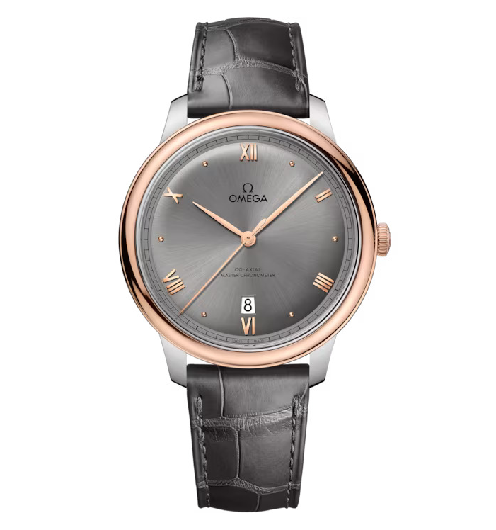 OMG De Ville Prestige, 40mm with Gray Leather Strap