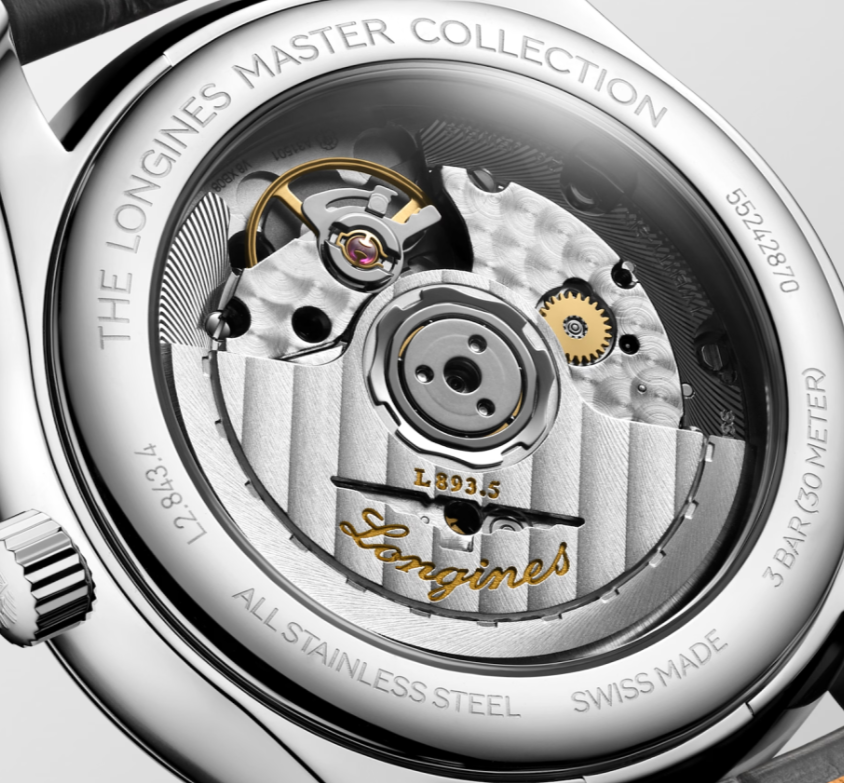 LNGS Master Collection 38.5mm Watch with Salmon Dial