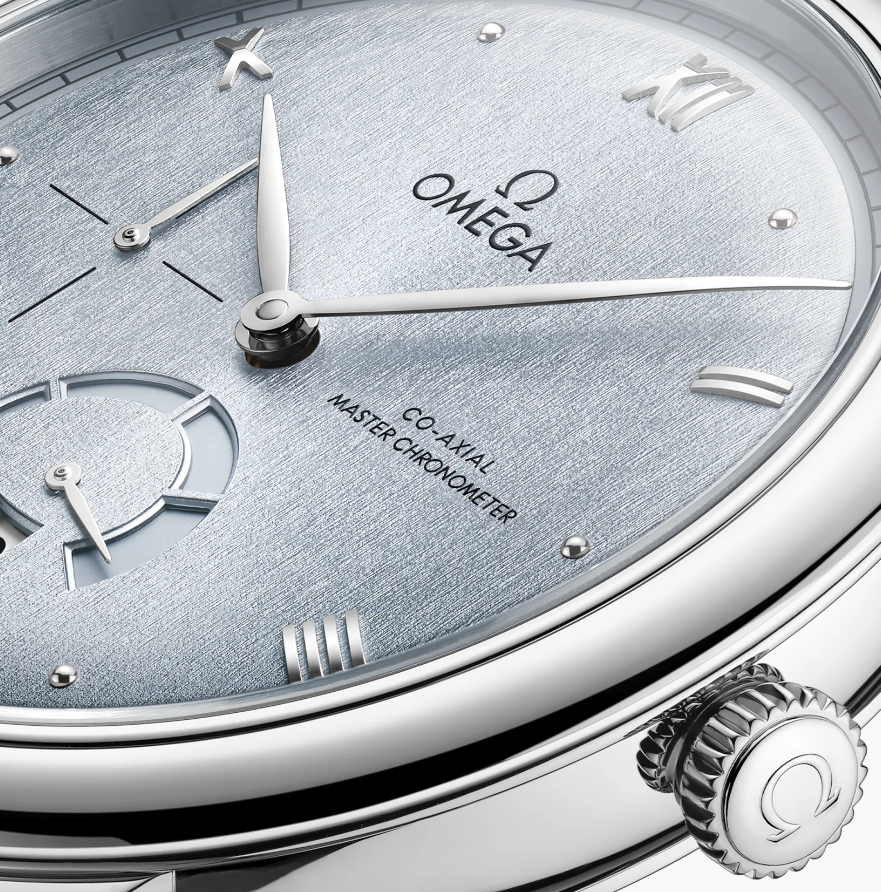 OMG De Ville Prestige, 41mm with Ice Blue Dial