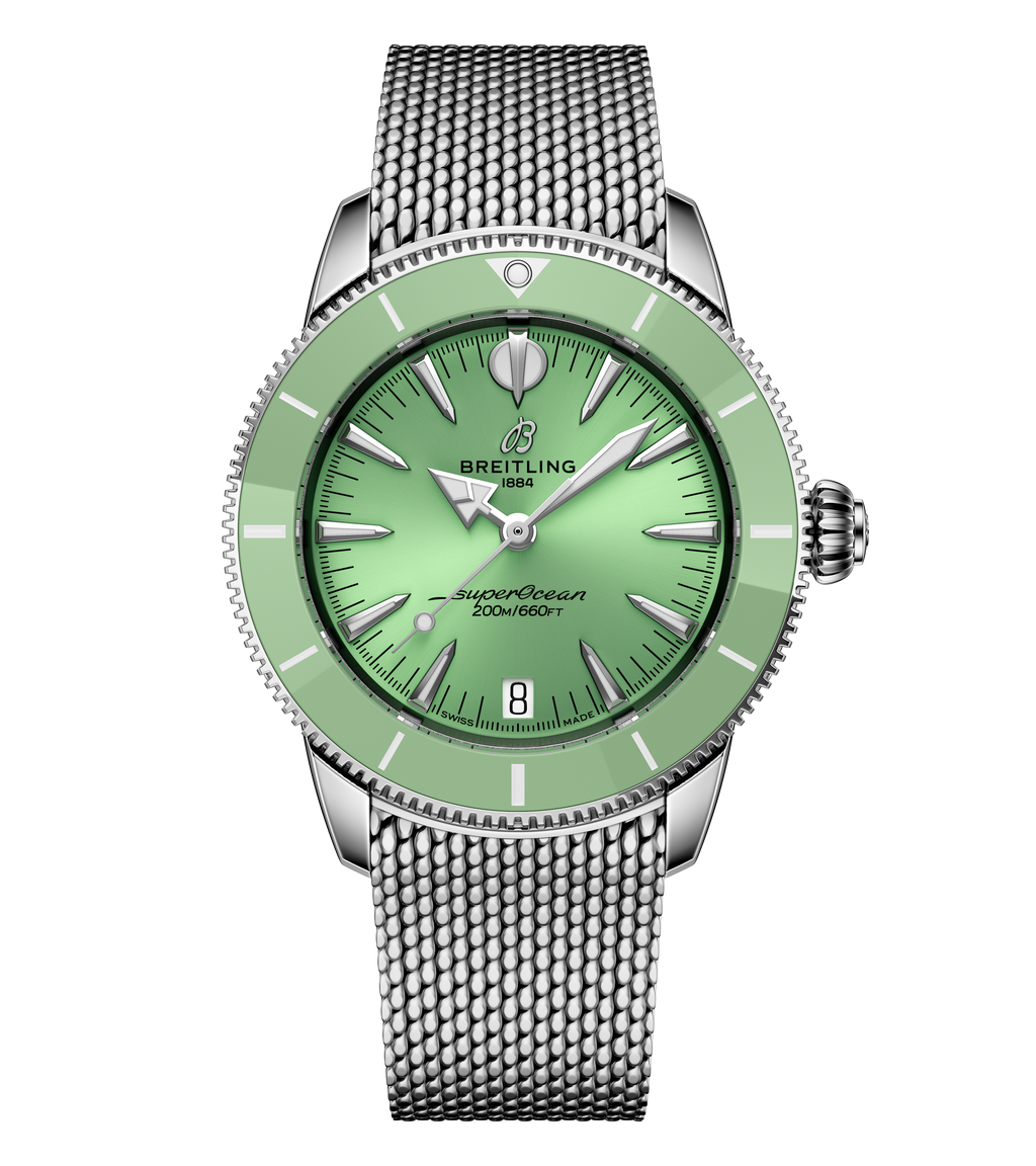 BRT Superocean Heritage Automatic 36 Watch with Mint Dial