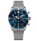 BRT Superocean Heritage B01 Chronograph 42 Watch with Blue Dial