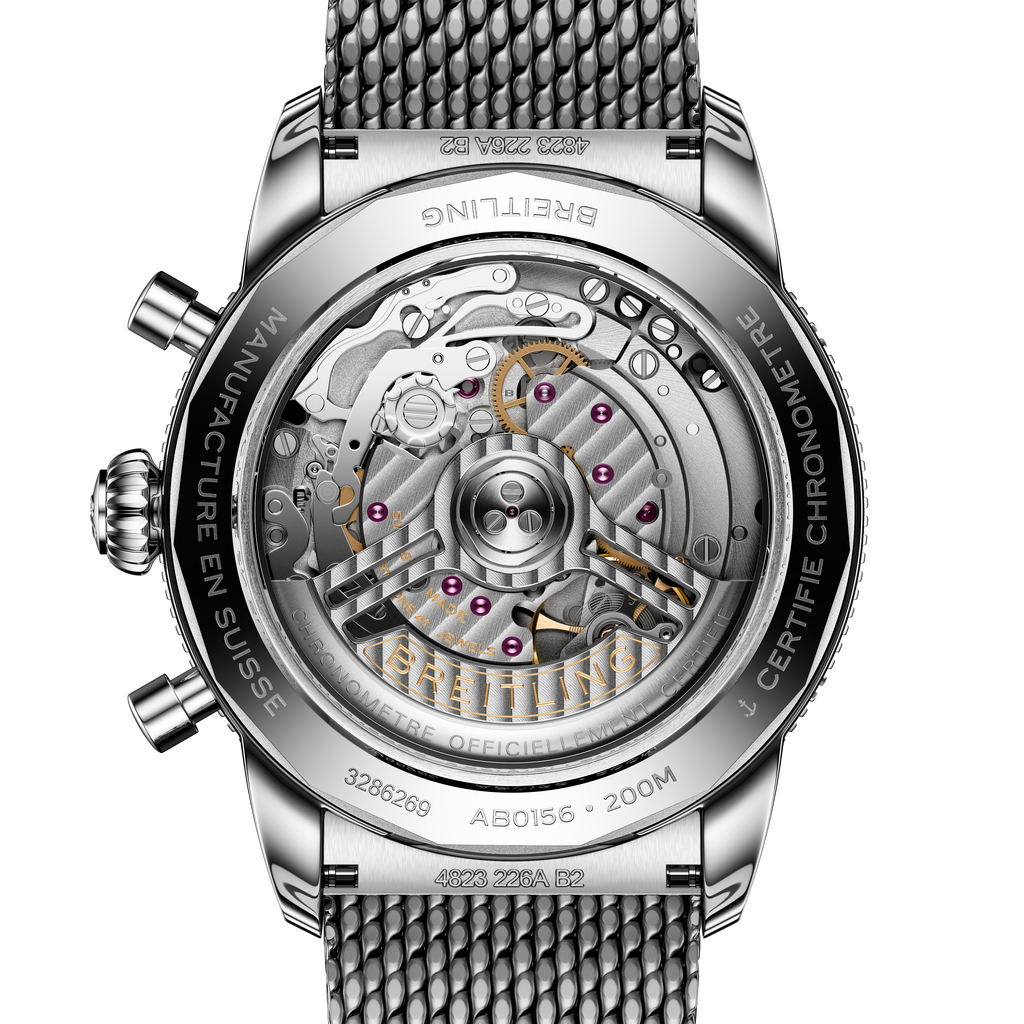 BRT Superocean Heritage B01 Chronograph 42 Watch with Green Dial