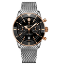 BRT Superocean Heritage B01 Chronograph 42 Watch with Black Dial