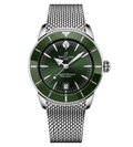 BRT Superocean Heritage B31 Automatic 42 Watch with Green Dial